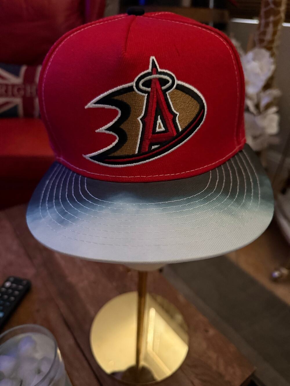 Anaheim Ducks & Los Angeles- Anaheim Angels baseball cap NHL MLB